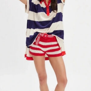 NWOT We The Free Prime Time Rugby Maxi Tee Size Medium $128 Sold Out